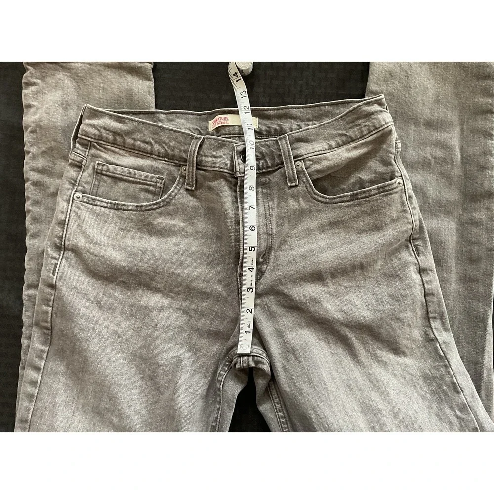 Levi Strauss Signature Jeans Mens 32x34 Slim Fit Waterless‎ Stretch Denim Pants